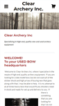 Mobile Screenshot of cleararcheryinc.com
